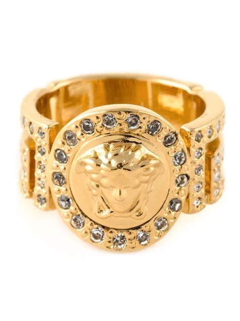 versace rings.